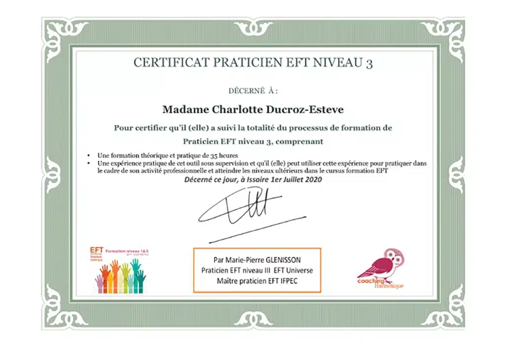 Diplome EFT 2